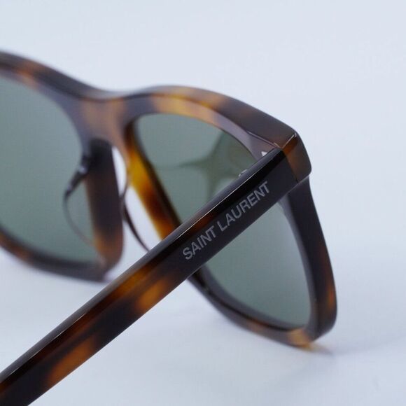 NEW SAINT LAURENT SL501 003 HAVANA GREEN SUNGLASSES - Picture 5 of 11